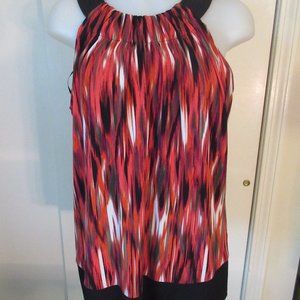 Calvin Klein Leather Strap Sleeveless SZ M